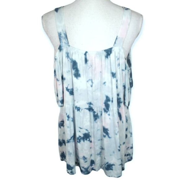 LANE BRYANT Swing Flutter-Sleeve Off-The-Shoulder Babydoll Tee SZ.14/16 NWT - Picture 7 of 11